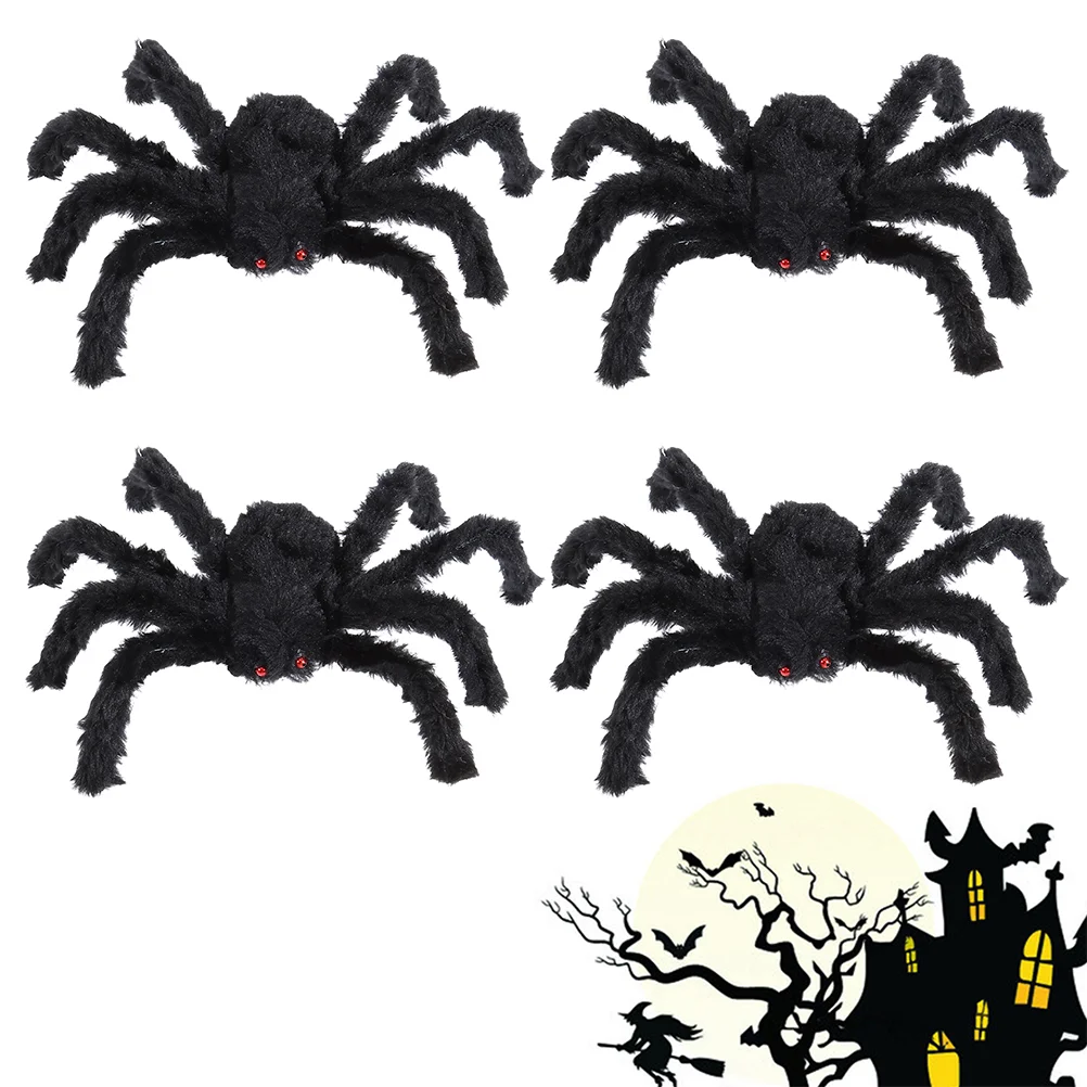 

Spider Spiders Realisticfake Plush Large Blackscaryhairy Party Supplies Props Giant Funny Drops Scene Prop