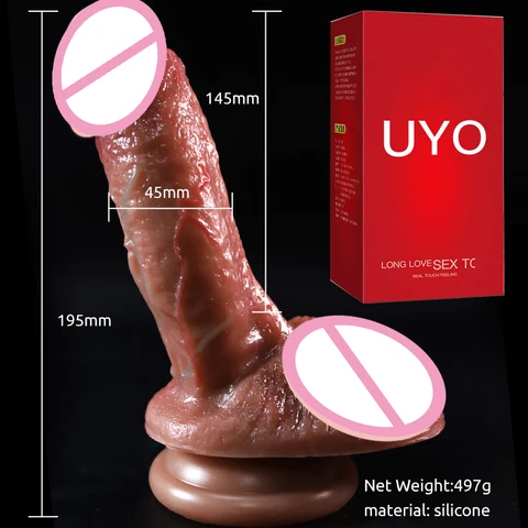Реалистичный фаллоимитатор xxl силикагель фаллоимитатор больших размеров член интимные игрушки для женщин твердость комфорт дилдо для взрослых секс-игрушка пенис uyo
