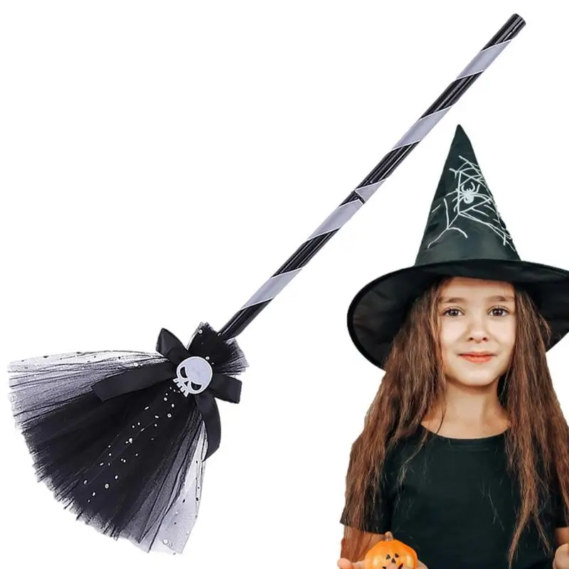 

Toddler Witch Costume Fancy Costume Hat Broom For Witch Cosplay Role-Play Theme Party Cossplay Witch Hat Broomstick For Home