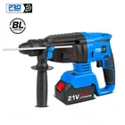 Бесщеточный Ударный Молоток 21 в беспроводной молоток бурильная дрель 3 в 1 многофункциональная стальная бетонная древесина от PROSTORMER
