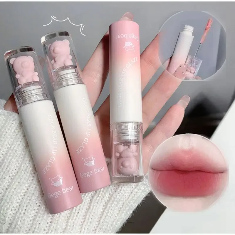 Cute Lip Glaze Girl Chestnut Pink Matte Lip Mud Korean Makeup Whitening  Lip Gloss Makeup Cosmetics Velvet Wateproof Lipstick