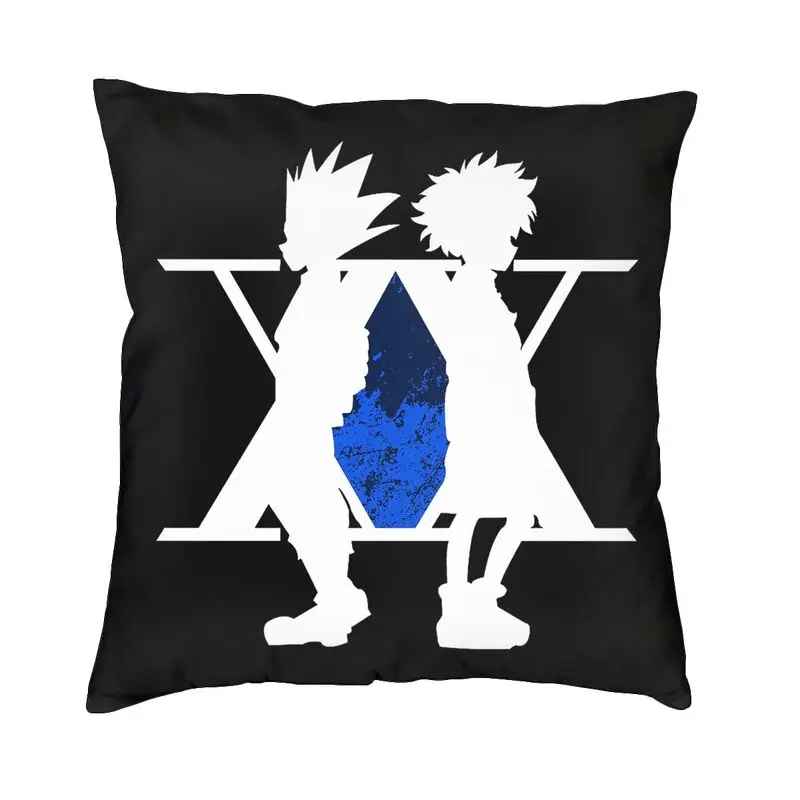

Чехол для подушки Hunter X Hunter с Аниме Манга Killua Zoldyck, бархатные современные подушки, чехол, украшение для дома