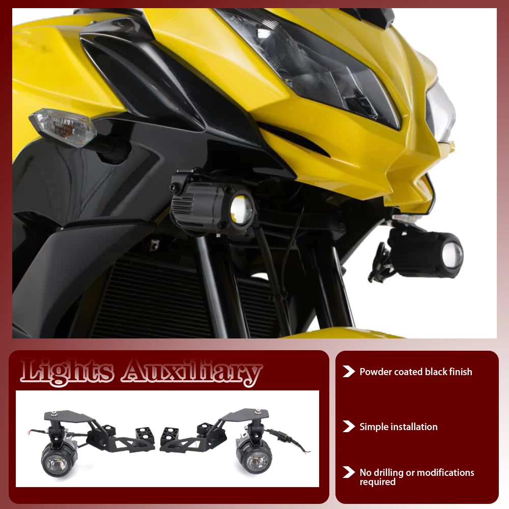 2018 2019 2020 2021 для мотоцикла Versys 650 2014 - 2022 Противотуманные фары s вспомогательный