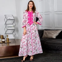 md kaftan bohemian abaya dubai turkey muslim hijab dress 2022 elegant kimono pakistani gown dashiki dresses european clothing