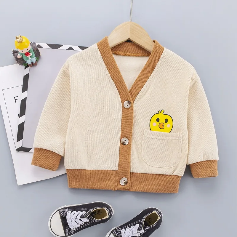 Детская куртка на весну и осень одежда для маленьких девочек повседневное пальто