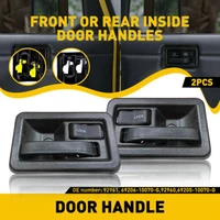 1 pair left right inner inside interior door handle for jeep yj tj 1987 2004 55176477ab 55176476ab