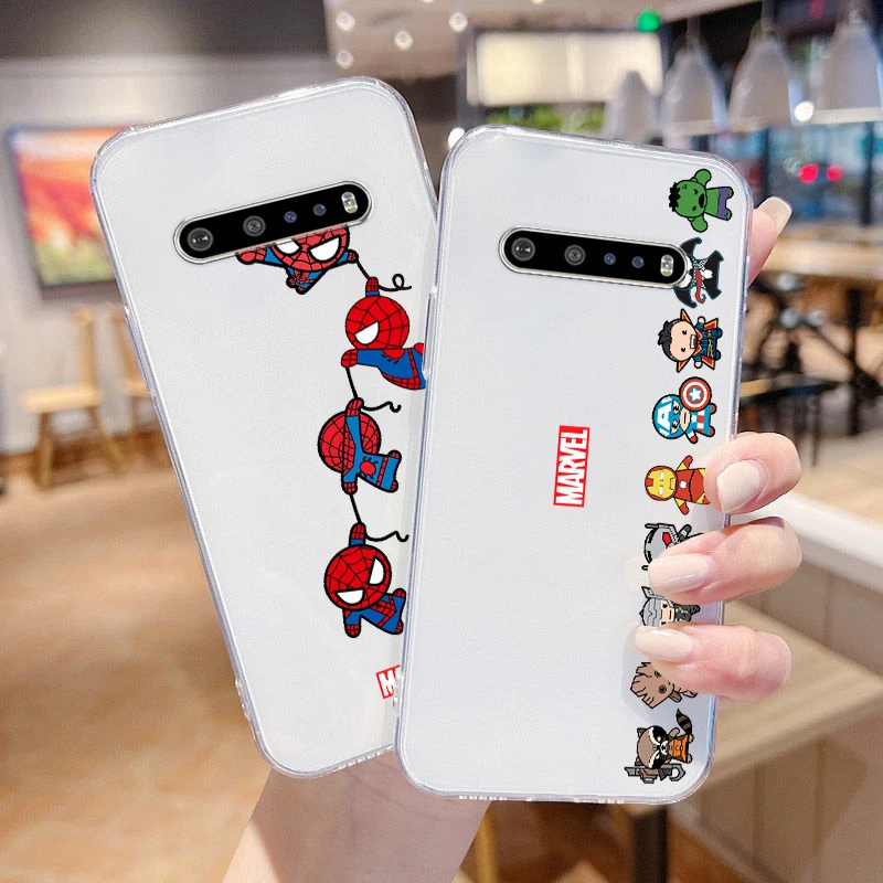 Чехол для телефона с героями Marvel Мстители Человек-паук Google Pixel 7 6 Pro 6A 5A 5 LG K92 K42 K22 K71