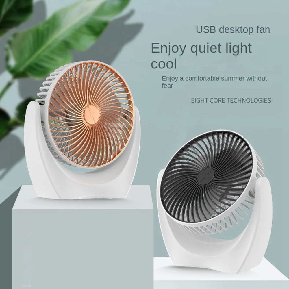 

Desktop Fan USB Rechargeable Mini Fan 2 Speed Adjustable Fan Portable Cooling Fan Handheld Fans for Home Office B