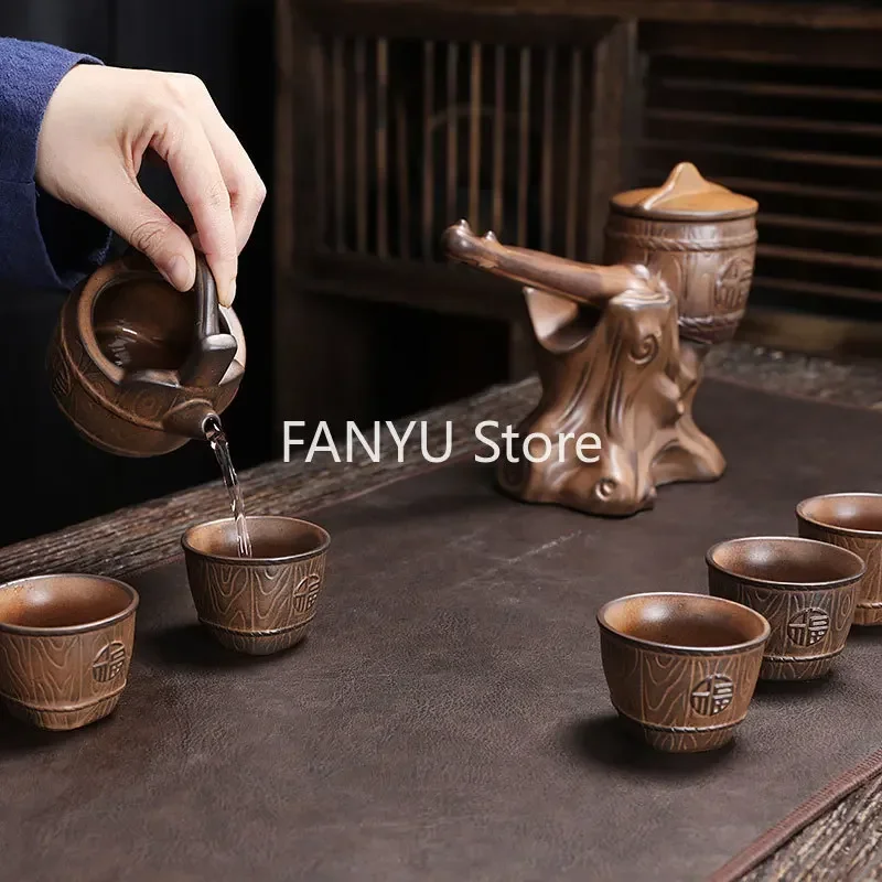 Фарфор Чайный набор кунг-фу полный роскошный автоматический послеобеденный