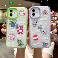 disney dumbo toy story alien phone case for iphone 11 12 13 pro max x xs xr 7 8 plus shockproof transparent protector cover