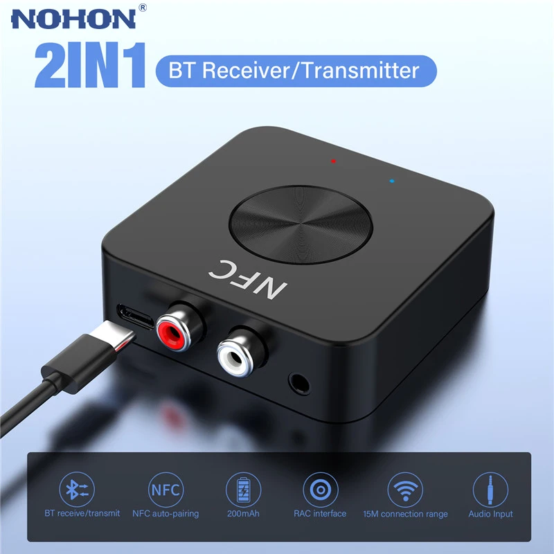 

Bluetooth RCA Receiver 5.0 aptX HD 3.5mm Jack Aux NFC Wireless Adapter Music for TV Car RCA Bluetooth 5.0 Audio Receiver