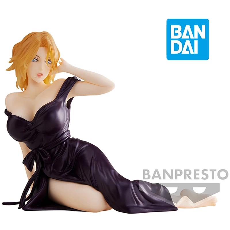 

Original Bandai Banpresto Relax Time Bleach Matsumoto Rangiku 12Cm Action Anime Figure PVC Model Child Collectible Toys