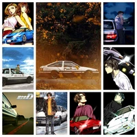 initial d anime diamond mosaic painting japanese cartoon cross stitch rhinestones pictures art embroidery full drill home decor