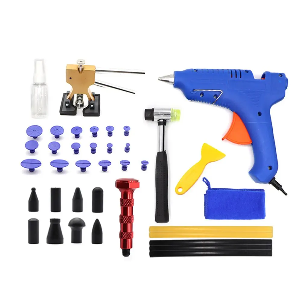 

Car Dent Removal Without Repair Tools Dent Repair Kit Auto Dent Puller With Adhesive Puller Tabs Removal Kits For Vehicle Auto