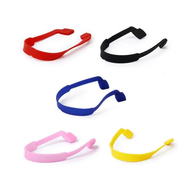 

5Pcs Cords Eyeglass Chains Silicone Eyeglass Holders For Child - 5 Different Colors