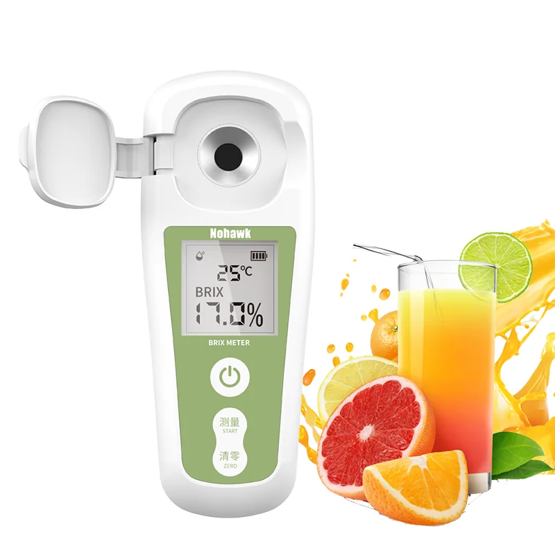 New Auto 35% 55% Digital Brix Refractometer Sugar Meter Hydrometer Honey Fruit Juice Wine Measuring Instrument Saccharimeter