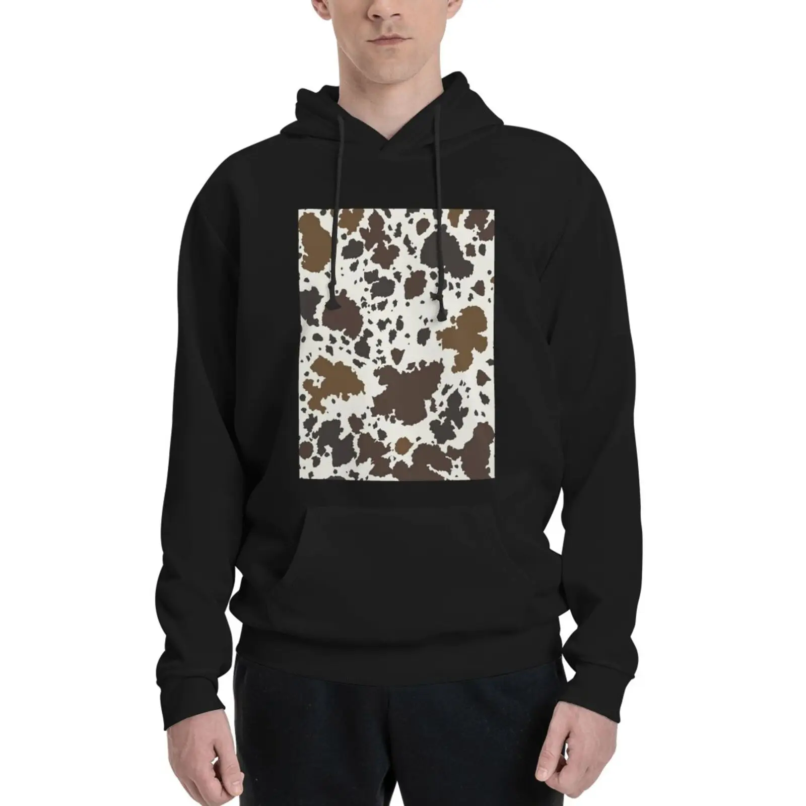 

Old Tan Cowhide Leather 2856 Hooded Sweatshirts Streetwear Men Sweaters Sweats Hoodie Oversize Clothing Pullover Hoodies Women