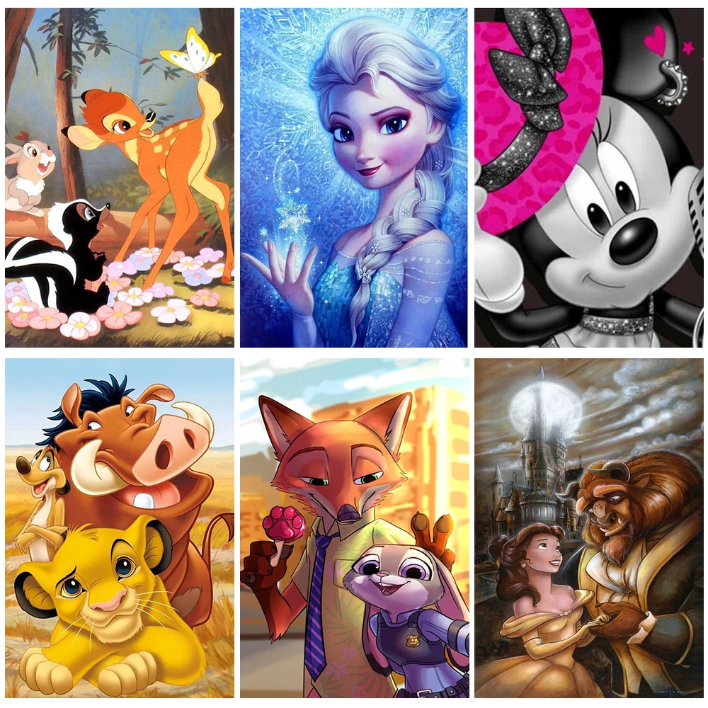 

Алмазная живопись «сделай сам» 5D, Disney, картина «Холодное сердце», вышивка крестиком, украшение детской спальни