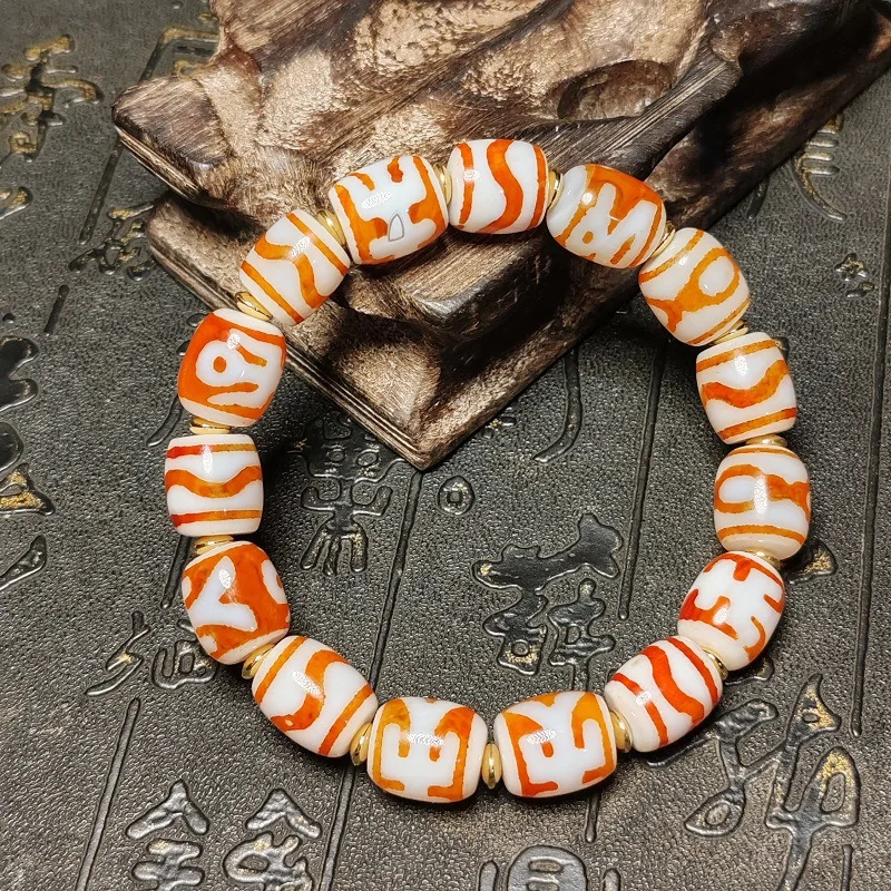 Браслет из красного агата с белыми отверстиями разные модели яркий амулет Tianzhu