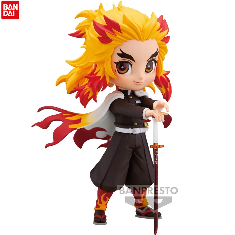 

Banpresto Demon Slayer Kimetsu no Yaiba Q Posket KYOJURO RENGOKU Ver A Anime Figure Action Model Collectible Children Toys Gift