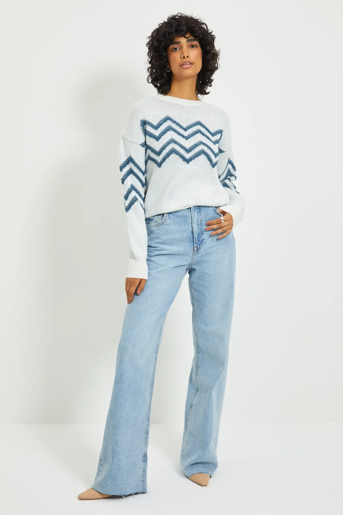 

Trendyol Jacquard Knitwear Sweater TWOAW22KZ1439