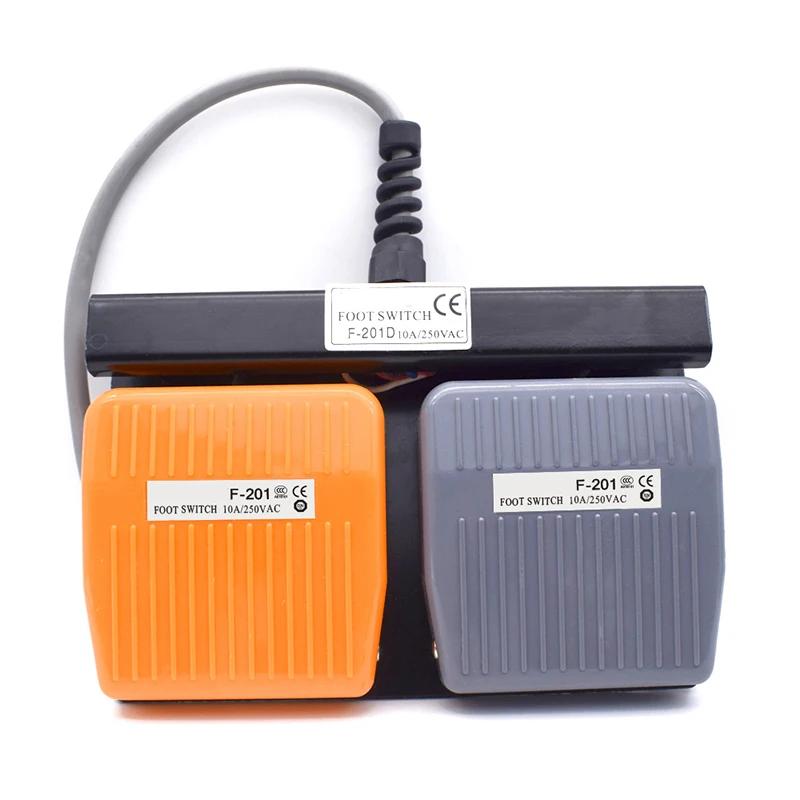 ZJSHUYI F-201D двойные педали, беспроводная ножная педаль 250 В