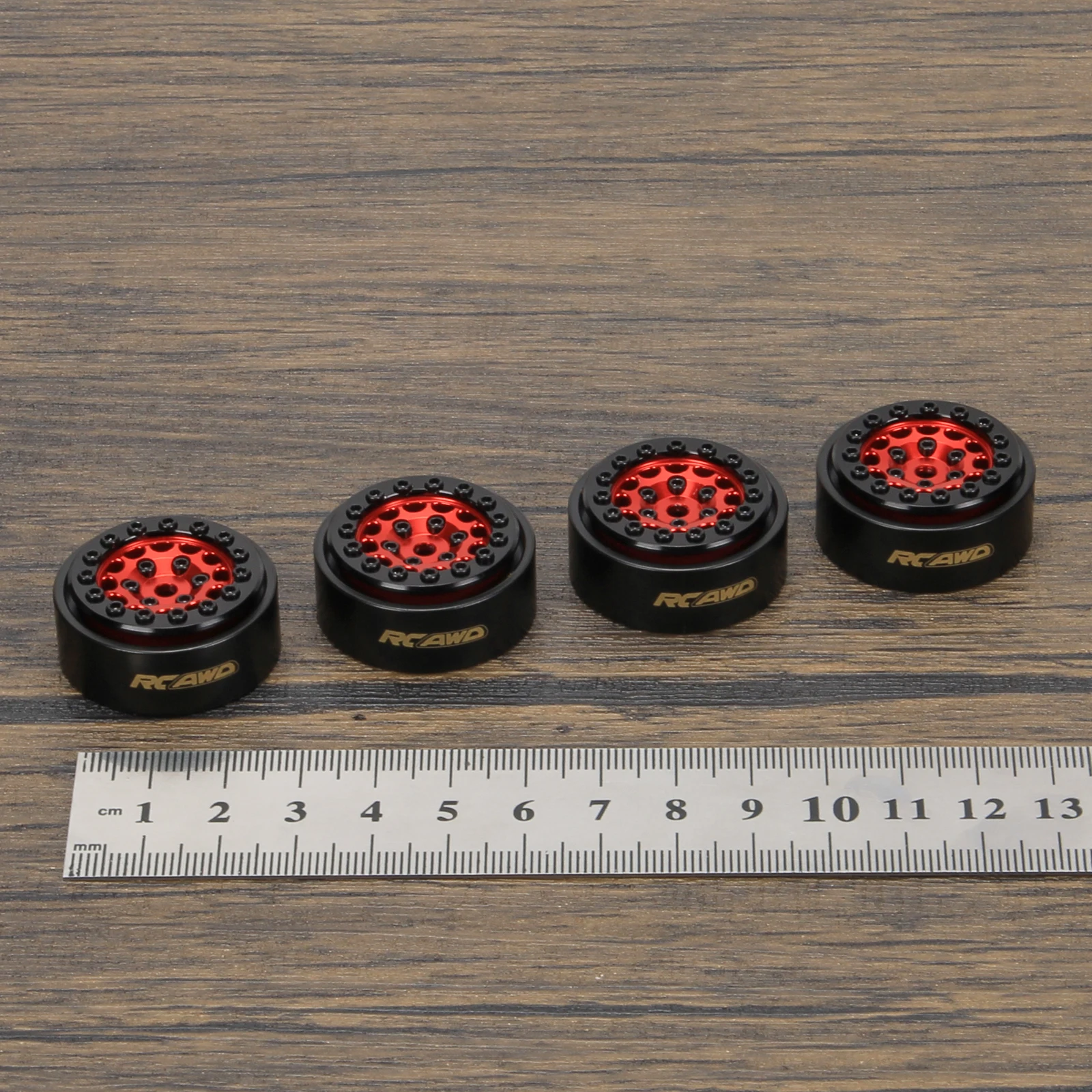 RCAWD сплав 1 0 Beadlock SCX24 колесный обод и Стопорная гайка для Axial 1/24 Series Запчасти
