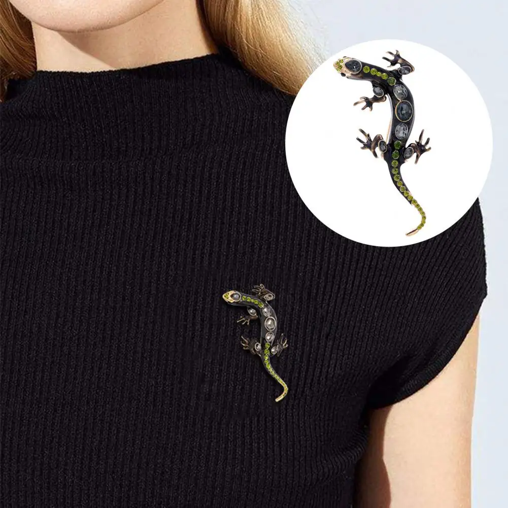 Брошь в форме рептилий булавка изысканная Винтажная брошь рептилии с