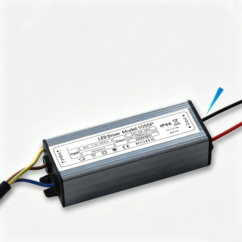 Фото 1 шт. 20W 30W 50W 60W 70W 80W 600mA-2400mA LED-драйвер, блок питания для уличных прожекторов, трансформатор, водонепроницаемый адаптер IP66 №2