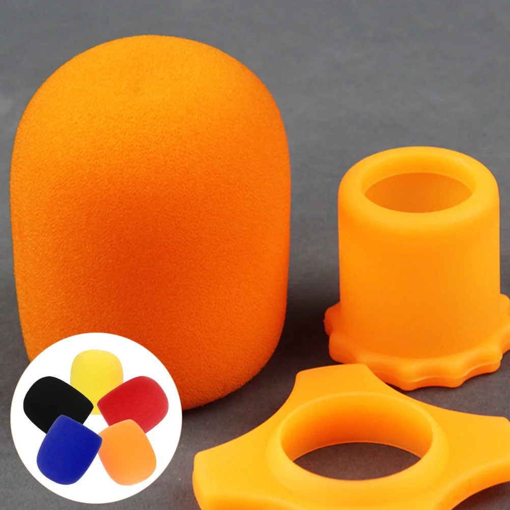 

10 Pcs DJ Handheld Microphone Windscreen Windscreens Sponge Covers Protective Case Foam Stage