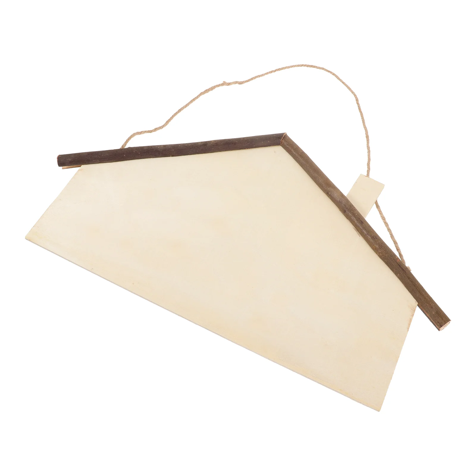 

Unfinished Hanging Wood Sign Wooden Blank Board Decorative Hanging Sign