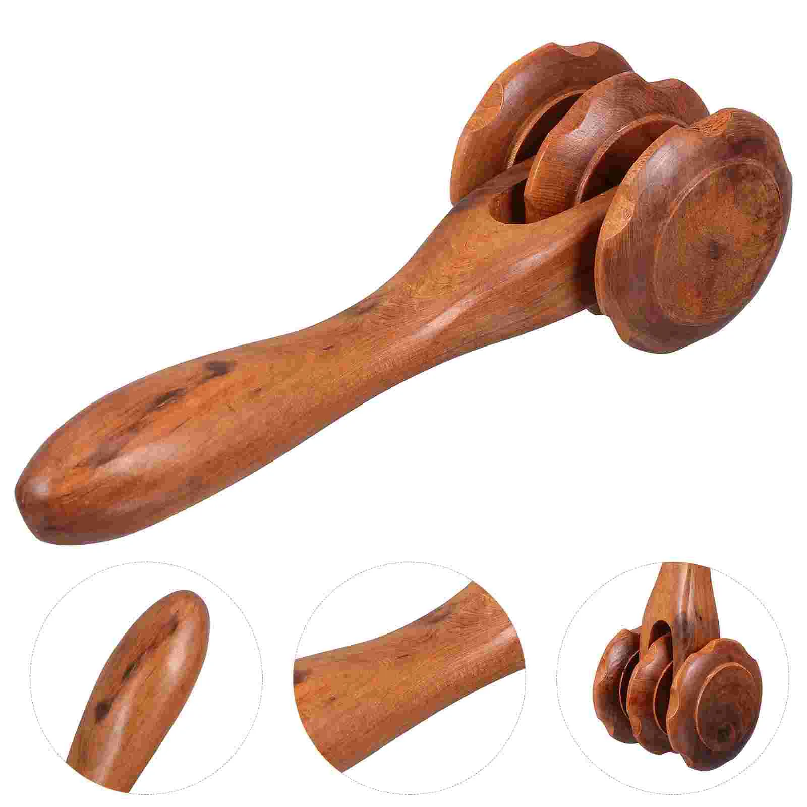 

Wood Roller Tool Wooden Board Point Trigger Scraping Tools Handle Pain Horn Handheld Boardguasha Body Guasha Cellulite