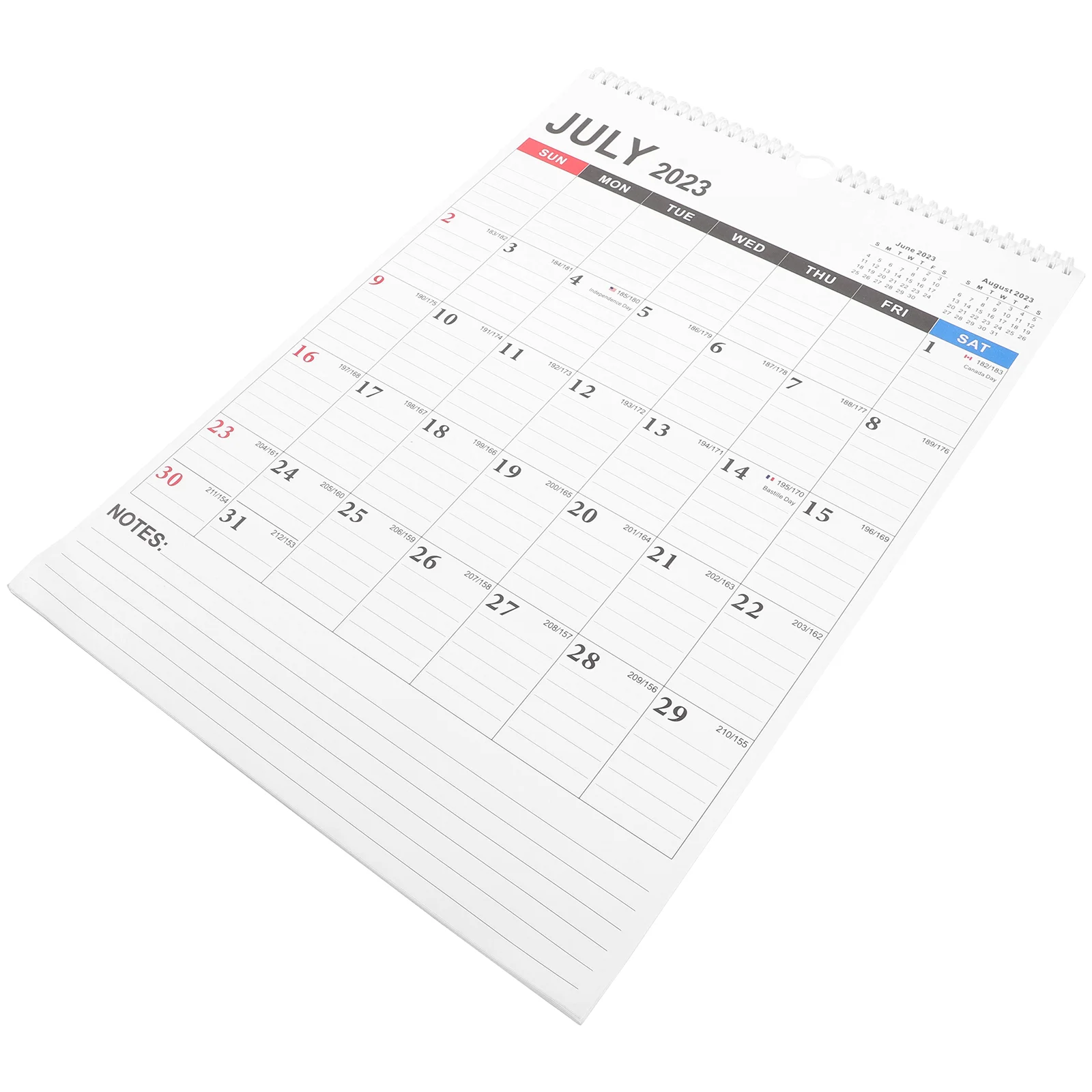 

Office Calendar English Year Wall Hand Torn Holiday Hanging Monthly Home Sturdy Daily Use Large 2024