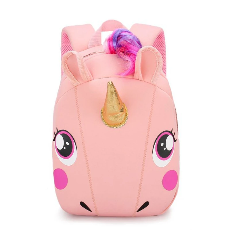 New Unicorn Primary Children Large Capacity Fashion Backpacks Lovely Baby Girl Boy School Bags In Kindergarten Teenagers Mochila