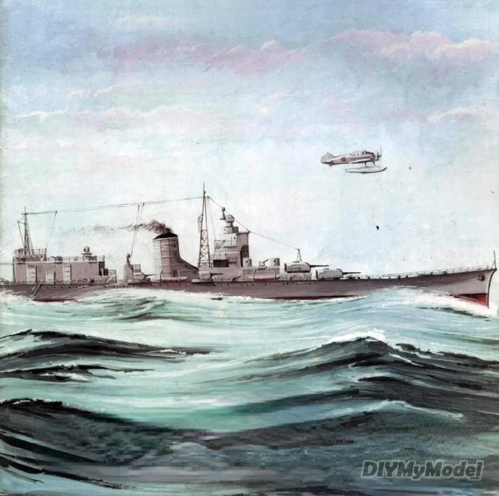 

DIYMyModeI Light cruiser IJN Oyodo Japanese Dadian DIY Handcraft Paper Model Kit HandmadeToy Puzzles Gift Movie prop