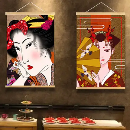 

Japanese Food Shop Sushi Hotel Background Wall Decoration