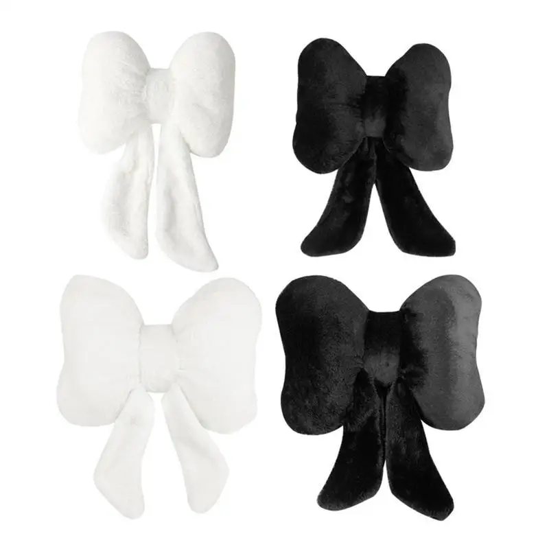 

Подушка для автомобильного подголовника, плюшевый милый бант, подушка для поддержки головы и шеи, универсальная дышащая защита для автомобильного подголовника, аксессуары для интерьера