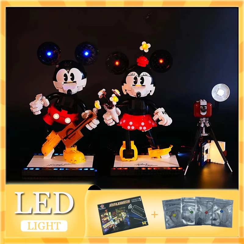 Комплект светодиодных фонарей RC DIY для набора мыши LEGO 43179 игрушки сделай сам