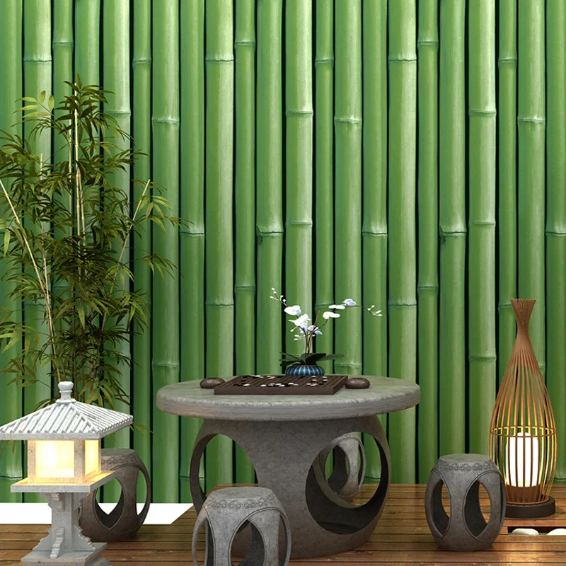 

3d Bamboo Wallpaper TV Background Wall Classical Chines Style Wallpaper