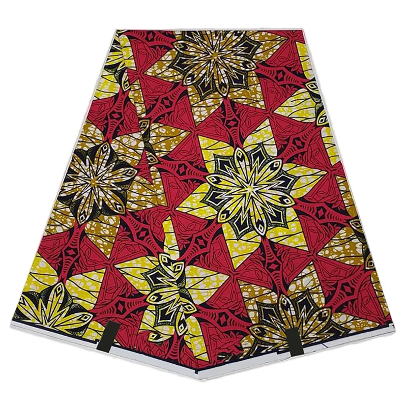 

Fashion Grand 100% Cotton African Wax Fabric High Quality Wax Prints Ankara Fabric For Sewing 6 Yards Women Batik Fabrics TN0614