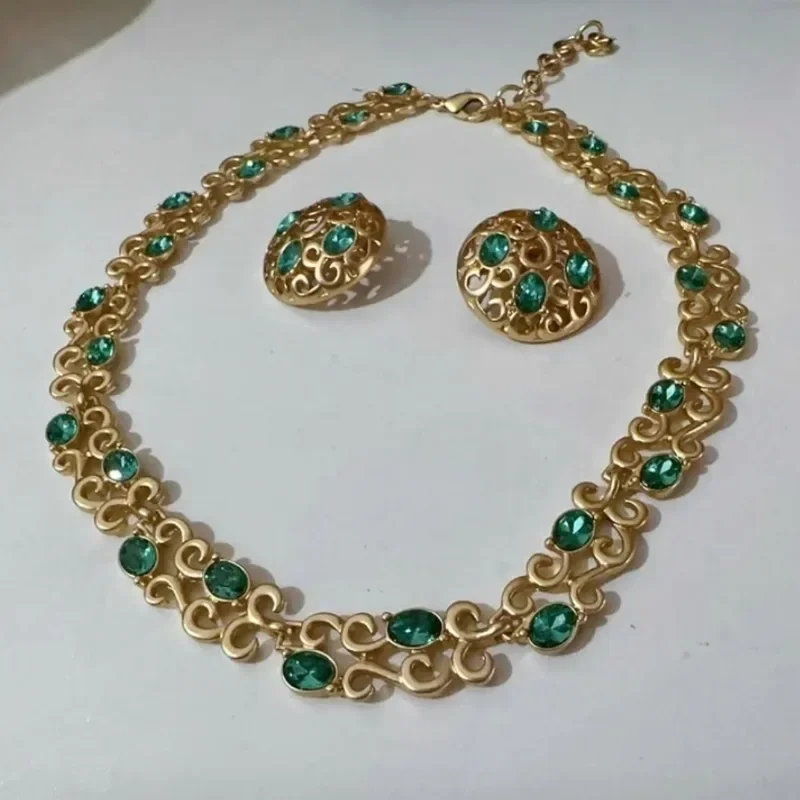 

Ожерелье геометрическое женское из циркония, в стиле ретро