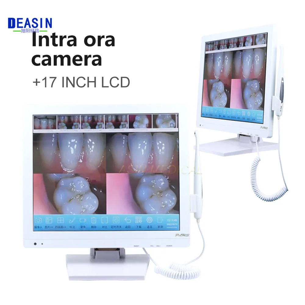 

Dental 17 Inch LCD Touch Screen All In One Oral Camera System With 3.6mm Ultra Mini lens Video Recording Function