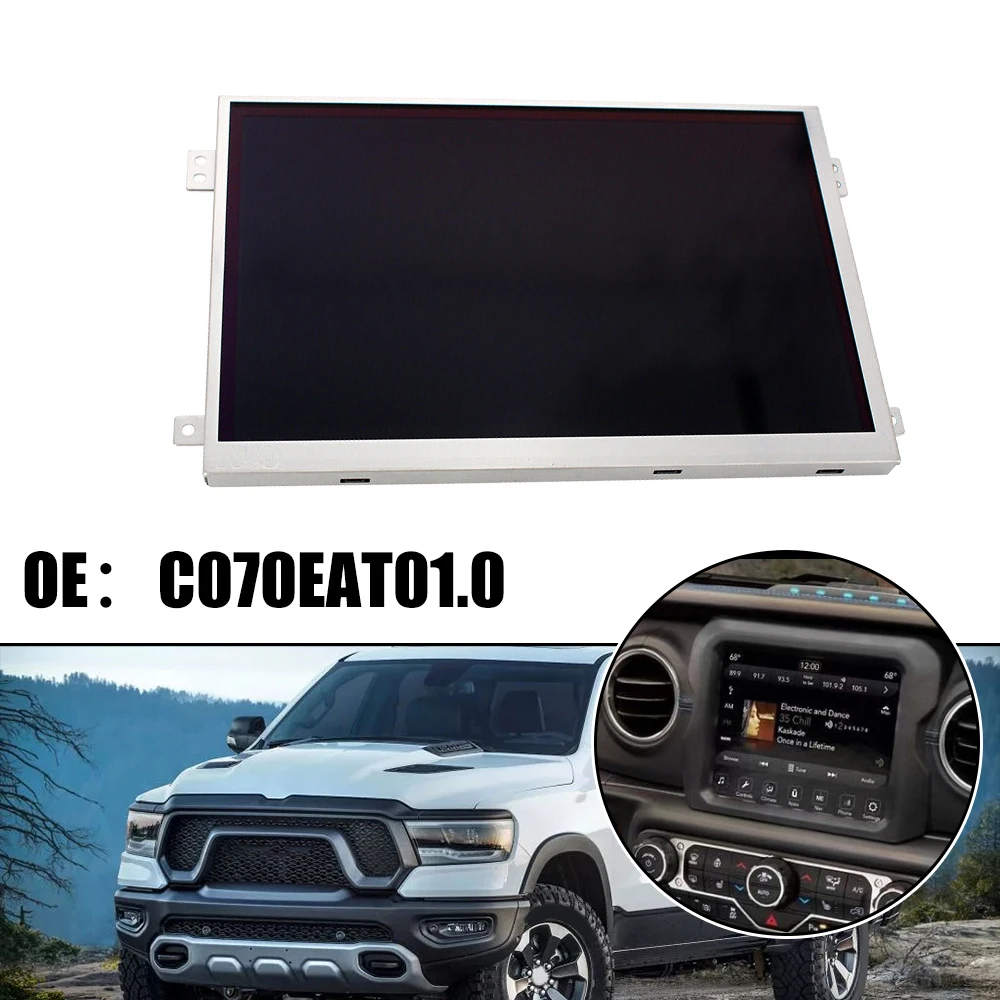 

7 Inch LCD Display W/Touch Screen For VP2 Radios For Chrysler For Dodge For Jeep For Ram Trucks 2018 2019 2020 2021