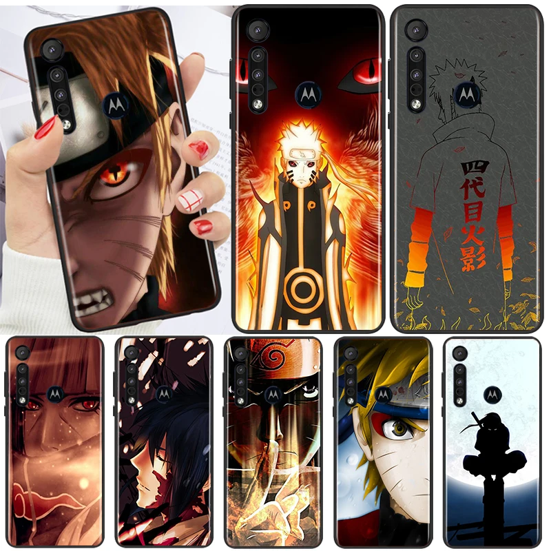 

Hot Cartoon Naruto Kakashi For Motorola Moto G9 G8 E7 G Stylus Power Lite One Macro Hyper Fusion Edge Plus Black TPU Phone Case