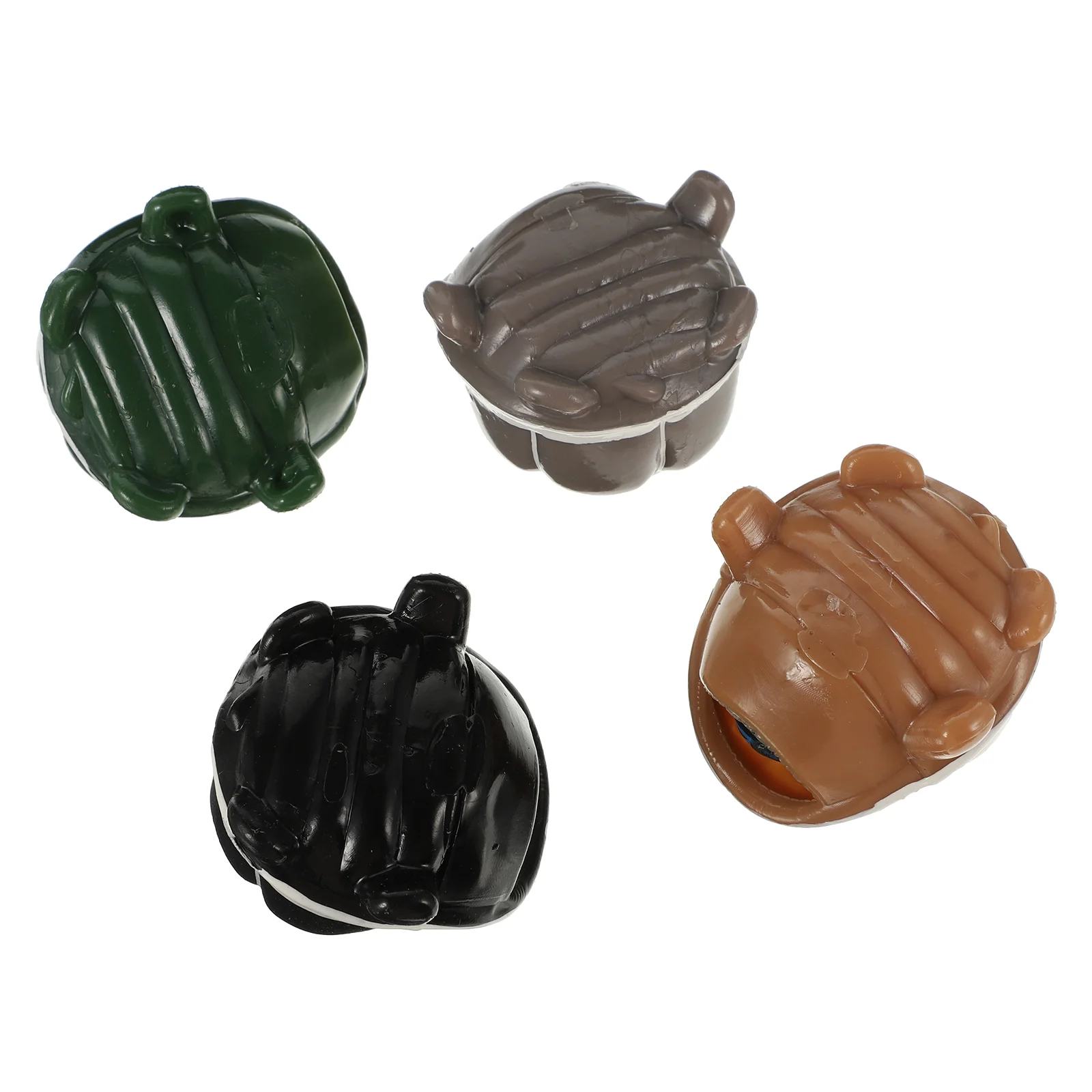 

4 Pcs Vent Toy Toys Squeeze Stretchy Simulation Turtle Plaything Plastic Pressure Relief Tricky Student