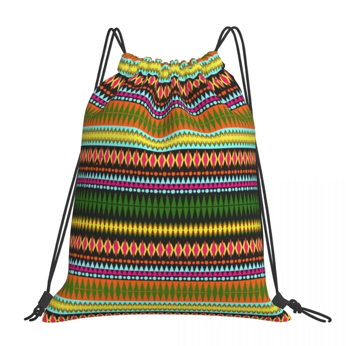 

Декоративные рюкзаки в богемном стиле, повседневные Портативные Сумки на шнурке, спортивная сумка с карманами на шнурке, сумки для книг для мужчин и женщин