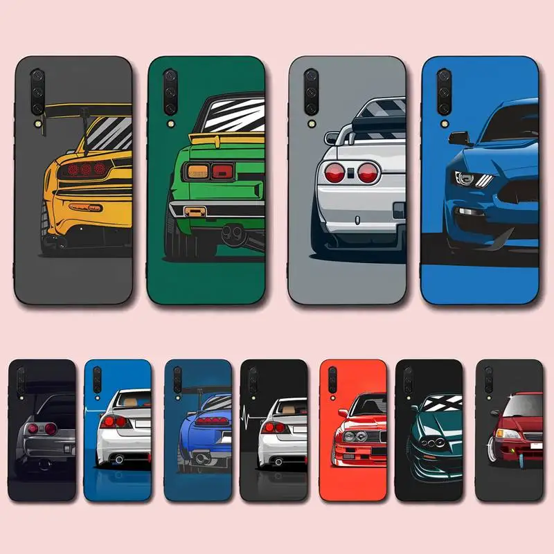 

Japan JDM Sports Cars Comic Phone Case for Xiaomi mi 5 6 8 9 10 lite pro SE Mix 2s 3 F1 Max2 3