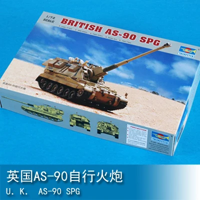 

1/72 British AS-90 Self-Propelled Artillery 07221 Military Assembly Model