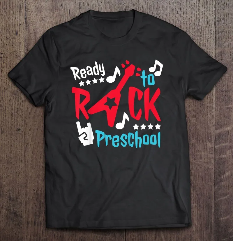 

Футболка мужская хлопковая с принтом «Ready To Rock»