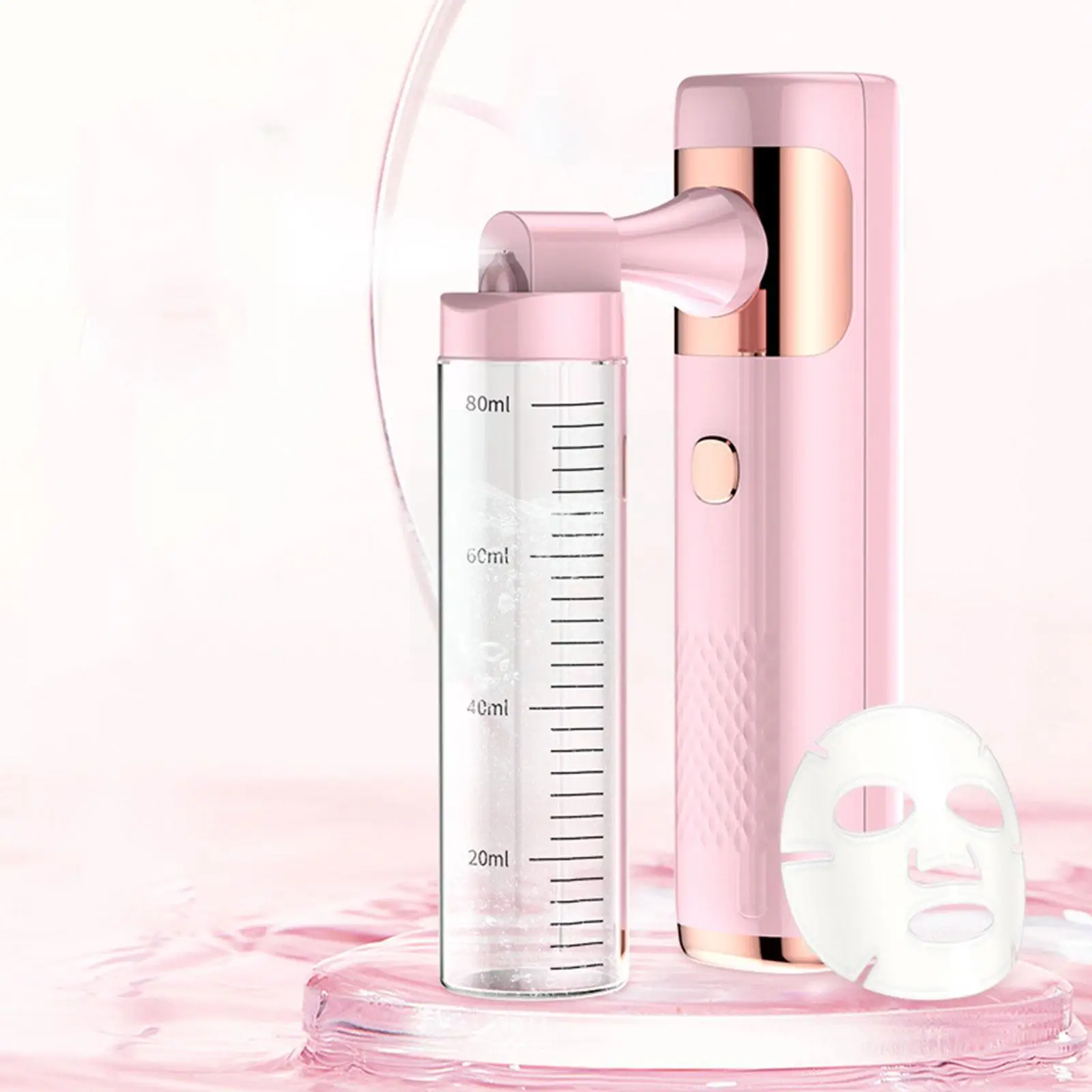 

Usb Mist Sprayer Humidifier Rechargeable Nebulizer Beauty Face Moisturizing Tools Instruments Face Skin Care Steamer B8y3